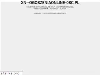 xn--ogoszeniaonline-0sc.pl
