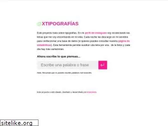 xtipografias.com