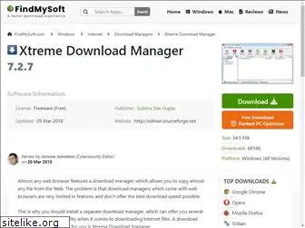xtreme-download-manager.findmysoft.com