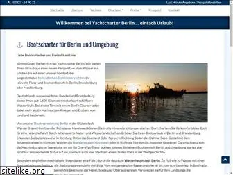 yachtcharter-berlin.de