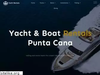 yachtcharterspuntacana.com