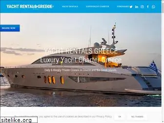 yachtrentalsgreece.com