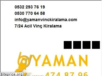 yamanvinckiralama.com