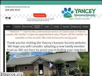 yanceyhumanesociety.org