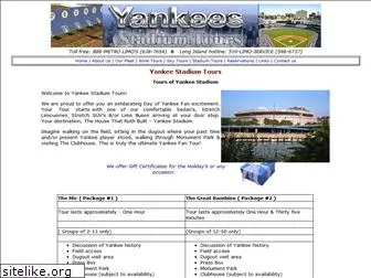 yankeestadiumtours.com