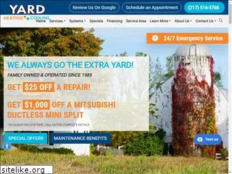 yardheatingandcooling.com