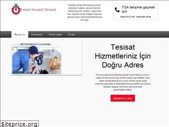 yavuzticarettesisatci.com