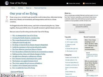 yearofnoflying.com