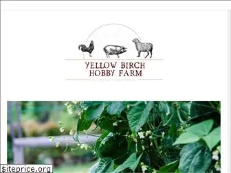 yellowbirchhobbyfarm.com