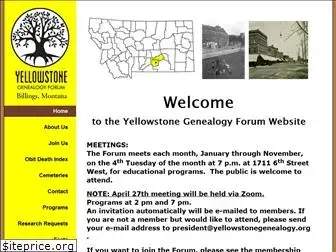 yellowstonegenealogy.org