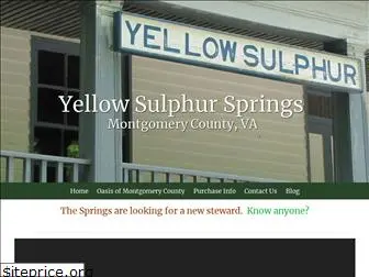 yellowsulphursprings.com