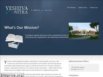 yeshivaofnitra.org