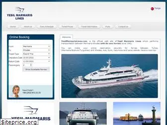 yesilmarmarislines.com