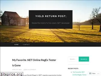 yieldreturnpost.wordpress.com