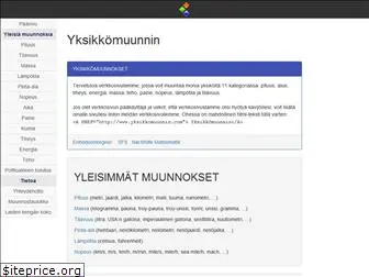 yksikkomuunnin.com