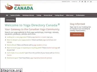 yogadirectorycanada.com