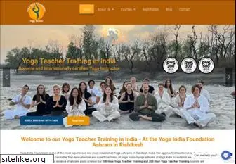 yogaindiafoundation.com