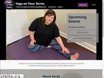yogaonyourterms.com