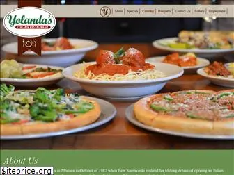 yolandaspizza.com