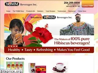 yommbeverages.com