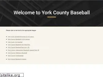 yorkcountybaseball.org