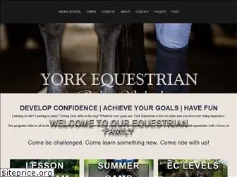 yorkequestrianridingschool.com