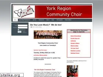 yorkregioncommunitychoir.org