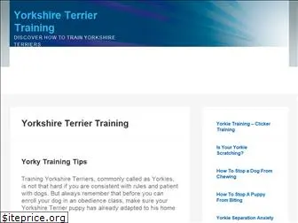 yorkshireterrier-training.com