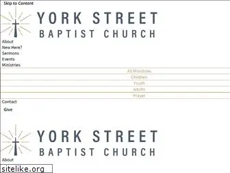 yorkstreetbaptist.com