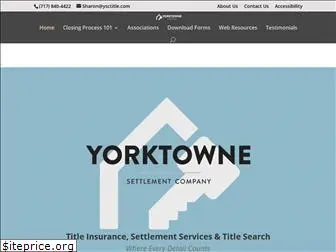 yorktownesettlement.com