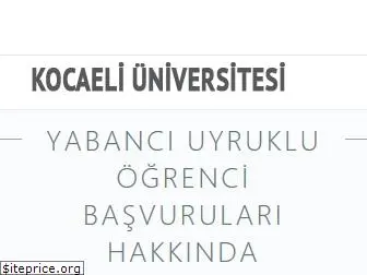 yos.kocaeli.edu.tr