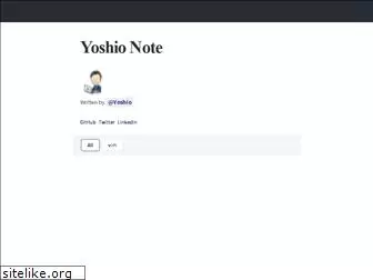 yoshionote.com
