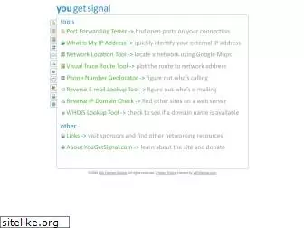 yougetsignal.com