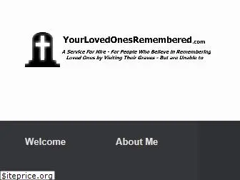 yourlovedonesremembered.com