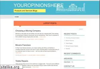 youropinionshere.com