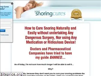 yoursnoringcures.com