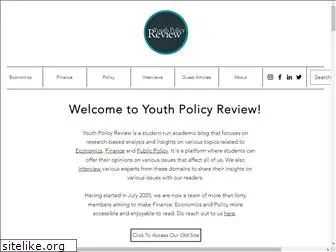 youthpolicyreview.com