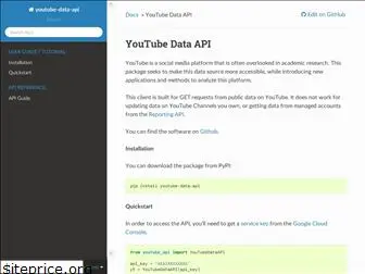 youtube-data-api.readthedocs.io