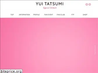 yui-tatsumi.com