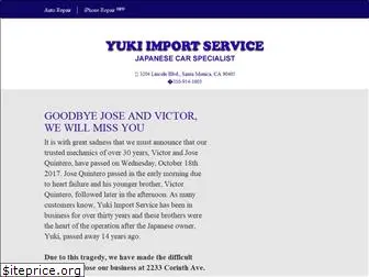 yukiimportservice.com