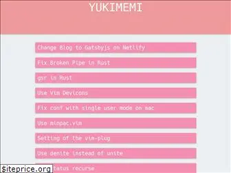 yukimemi.github.io