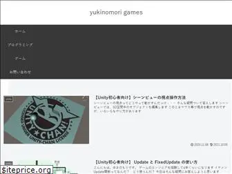 yukinomori.games