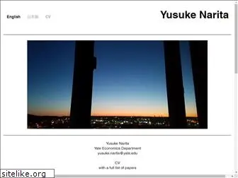 yusuke-narita.com