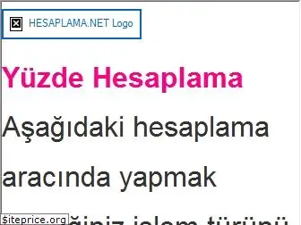 yuzde.hesaplama.net