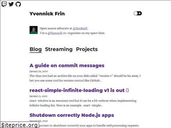 yvonnickfrin.dev