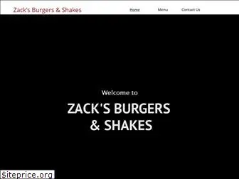 zacksburgersandshakes.com
