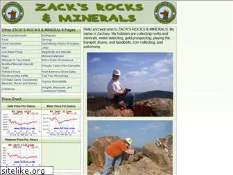 zacksrocksandminerals.com