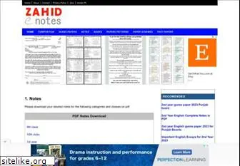 zahidenotes.com