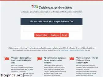 zahlen-ausschreiben.de