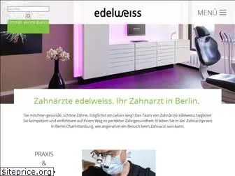 zahnaerzte-edelweiss.de